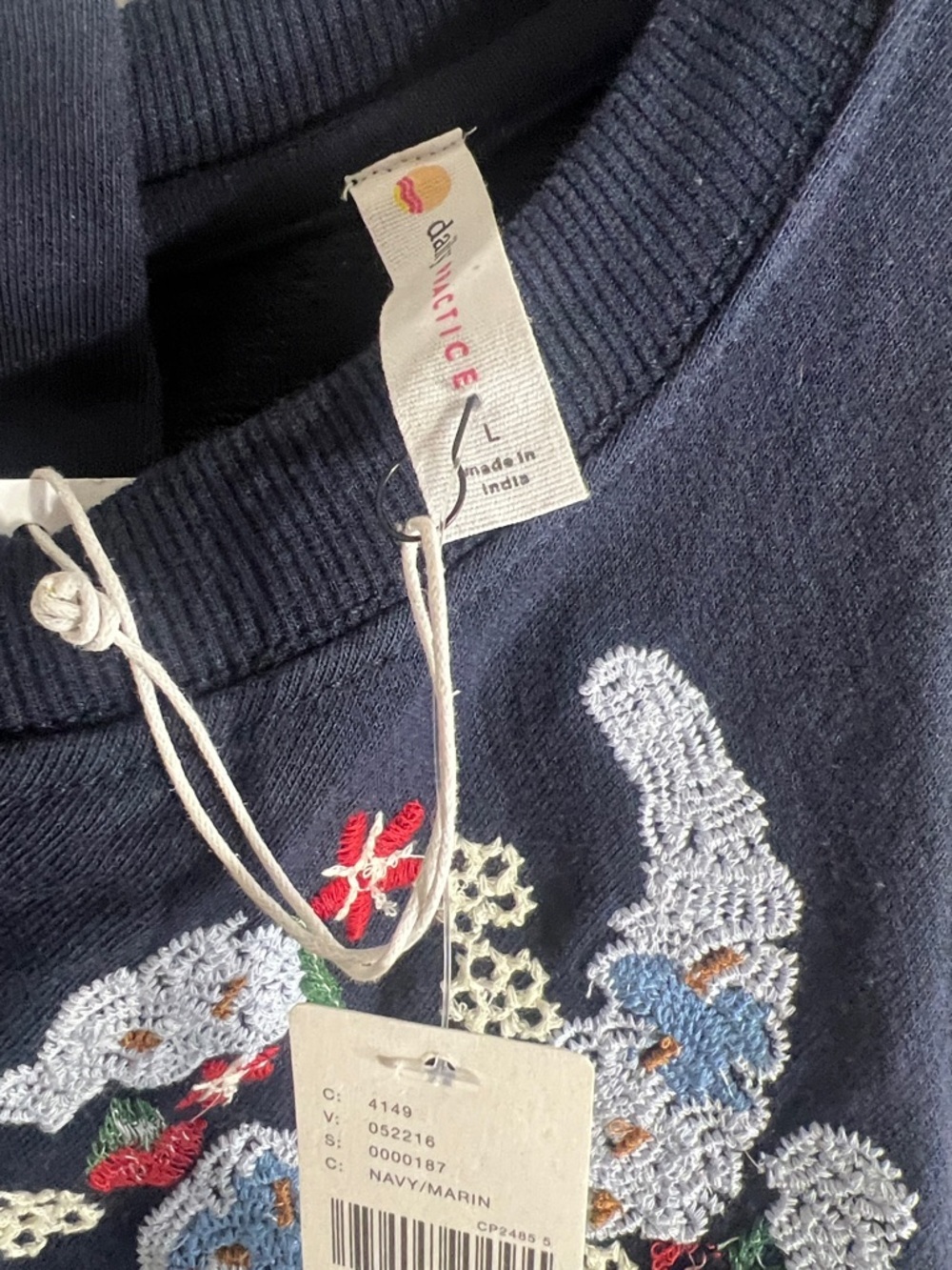 Anthropologie Daily Practice Sports Start Sleeveless Midi Dress nautical summer - Picture 10 of 14
